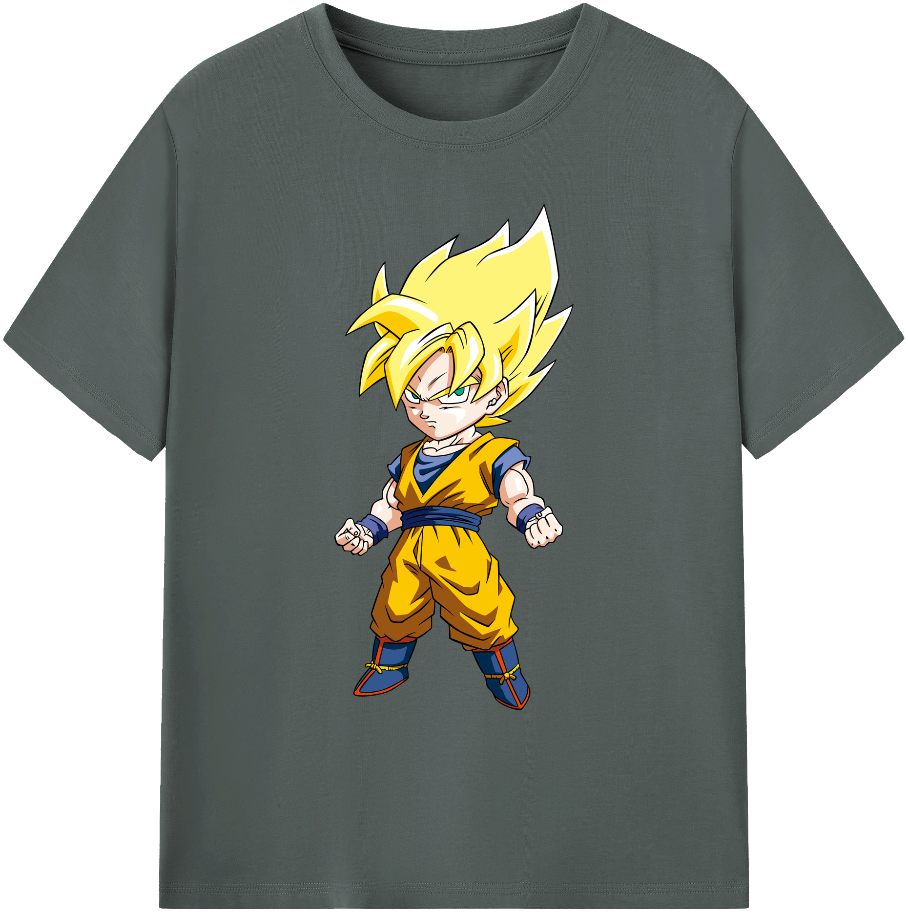 （画像用） ドラゴンボール 孫悟空（そん ごくう）Son Goku カカロット DRAGON BALL Kakarotto 綿100％ メンズ半袖Tシャツ｜肌触りやわらか＆通気性